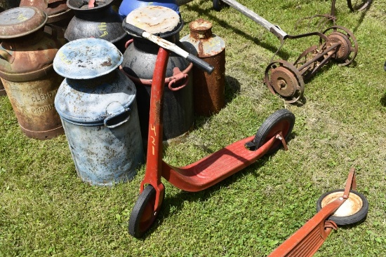 Vintage Metal Scooter