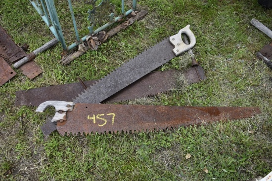3 Vintage 2 Man Saws