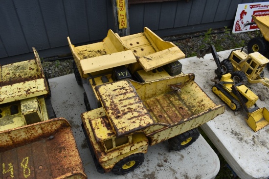 3 Tonka Mining Dump Trucks