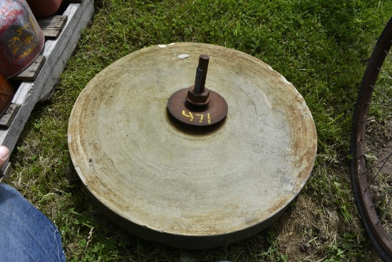 Vintage 24" Grinding Wheel