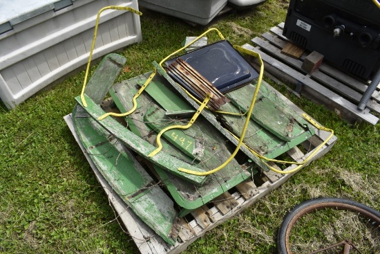 Buck Board Wagon Seat Pieces