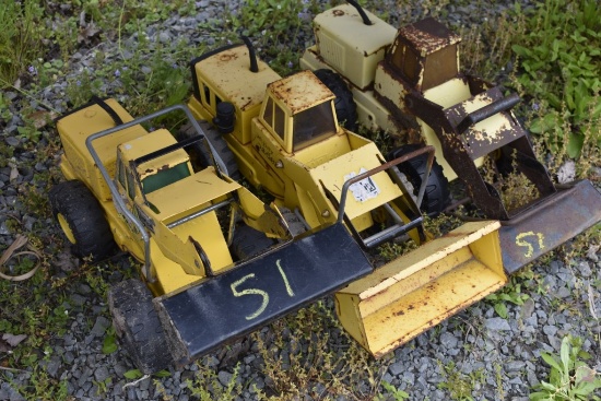 3 Tonka Wheel Loaders