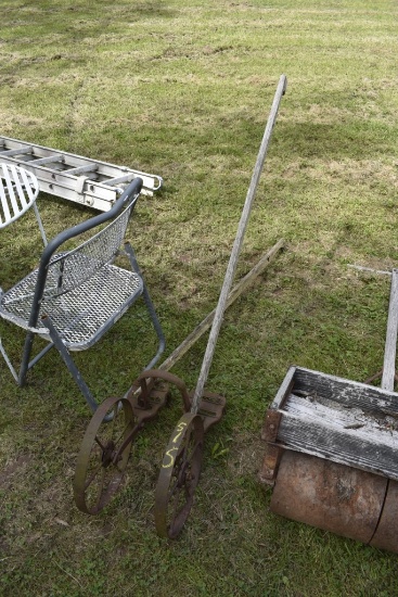 Vintage Push Type 2 Wheel Cultivator