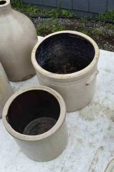 2 Small Crocks