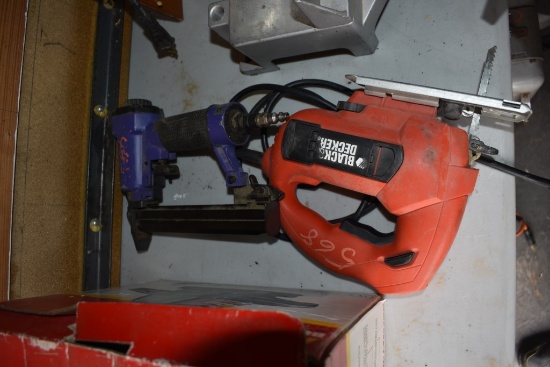Black and Decker Jigsaw and Air Nailer