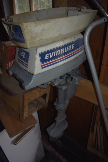 Evinrude 4Horse Power 2 cylinder Boat Motor