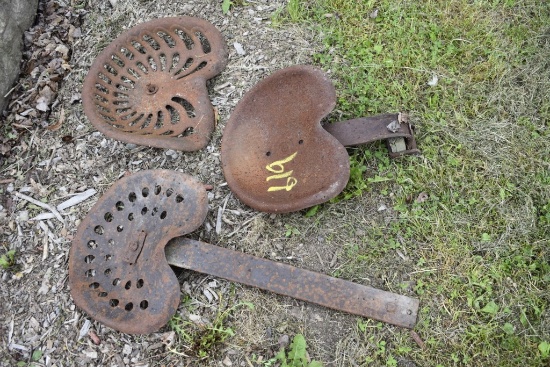 3 Antique Tractor Seats