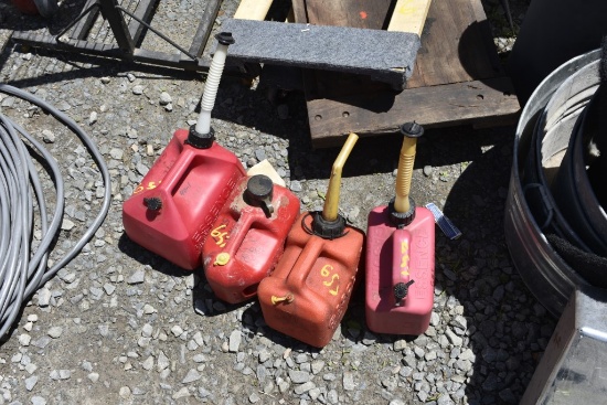 4 Small Gas Cans