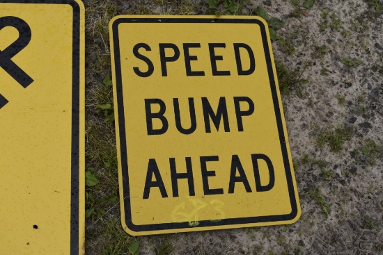 Speed Bump Sign