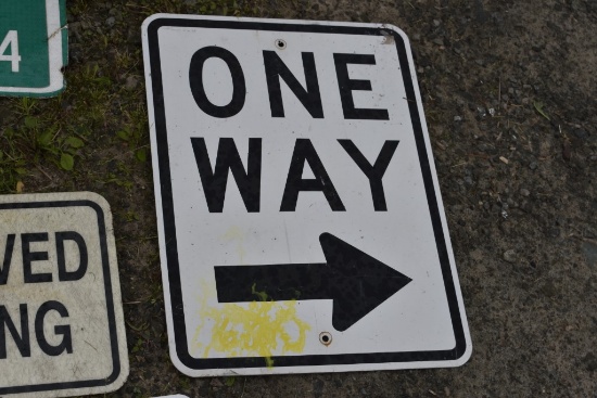 One Way Sign