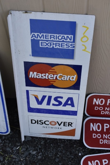 Credit Card Sign