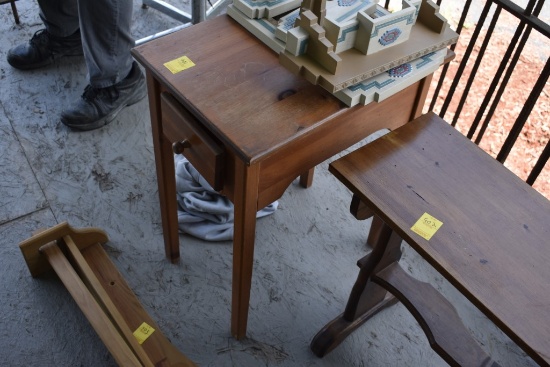 Wooden End Table