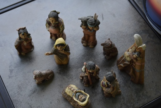Native American Nativity Scene