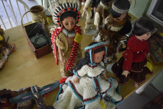 2 Native American Dolls