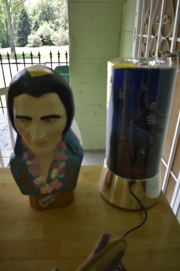 Elvis Bust and Elvis Light