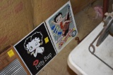 2 Betty Boop Signs
