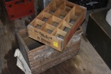Crystal Club Beverages Crate and Pennsylvania Duplex Marine Oil Crate