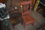2 Wooden Chairs and 2 Rug Beaters