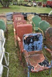 5 Vintage Metal Chairs