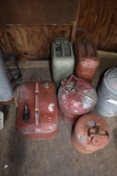 Group of Misc Gas Cans
