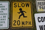 Slow 20MPH Sign