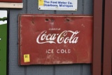 Drink Coca-Cola Ice Cold Machine Part Sign