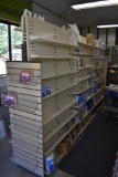 3 Sections of Double Sided Blockbuster Shelving