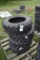 4 Camso 10-16.5 Skid Steer Tires