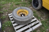 Goodyear 14-17.5 Tire on 6 Lug Rim