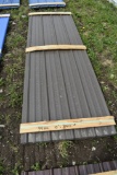34 Sheets of 10' Sections of Charcoal Color Corrugated Metal Paneling