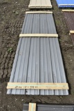 31 Sheets of 10' Sections of Silver Color Corrugated Metal Paneling