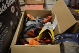 Flat of Misc Clamps