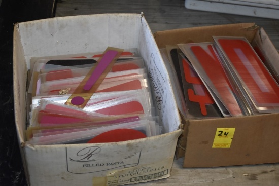 Box of 9" Sign Letters