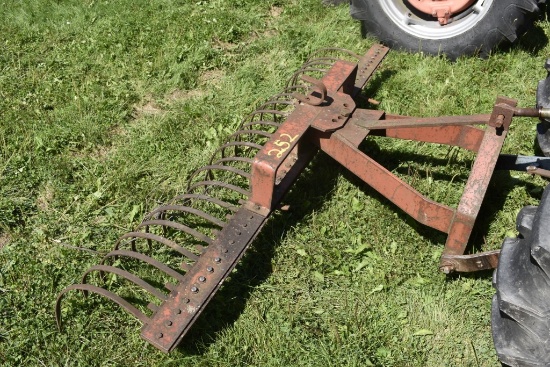 3 Point 7' Rock Rake