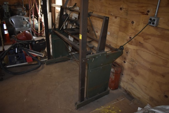 Grinder Sharpener Hoist on Table