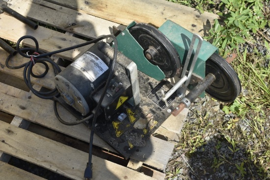 Electric Motor with Pulley Reduction