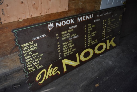 Nook Diner 2 Piece Wooden Sign