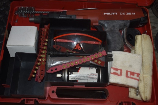 Hilti DX36M Powder Actuated Tool in Case