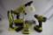 Group of Ryobi 18V Power Tools