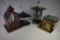 4 Hanging Bird Feeders