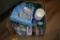 Box of Disposable Cutlery and Dishes