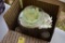 Box of Five Candy Dishes and Five Coffee Mugs