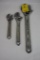 3 Crescent Wrenches