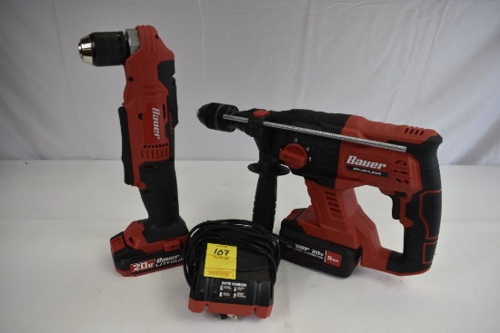 Group of Bauer Power Tools
