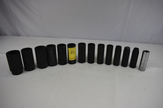 Pittsburgh 1/2" SAE Impact Socket Set