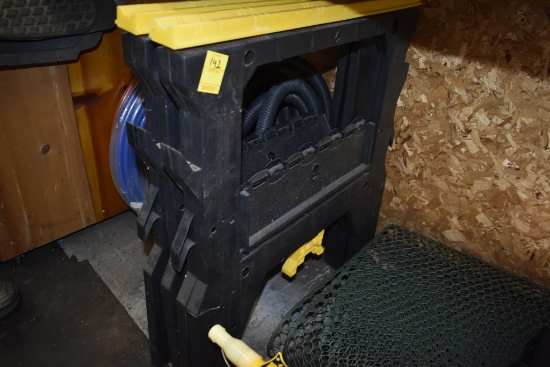2 Plastic Saw Horses
