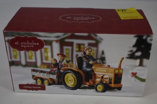 Saint Nicholas Square Holiday Hayride Decoration