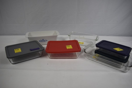 Group of Pyrex and Corning Wear Dishes