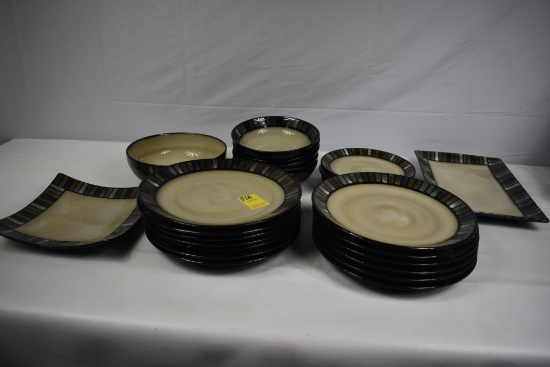 Set of Plates Bowls, Dishes, Etc.