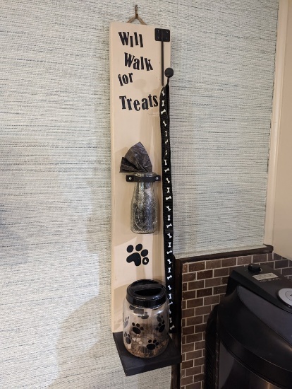 Will Walk for Treats Dog Treat Holder